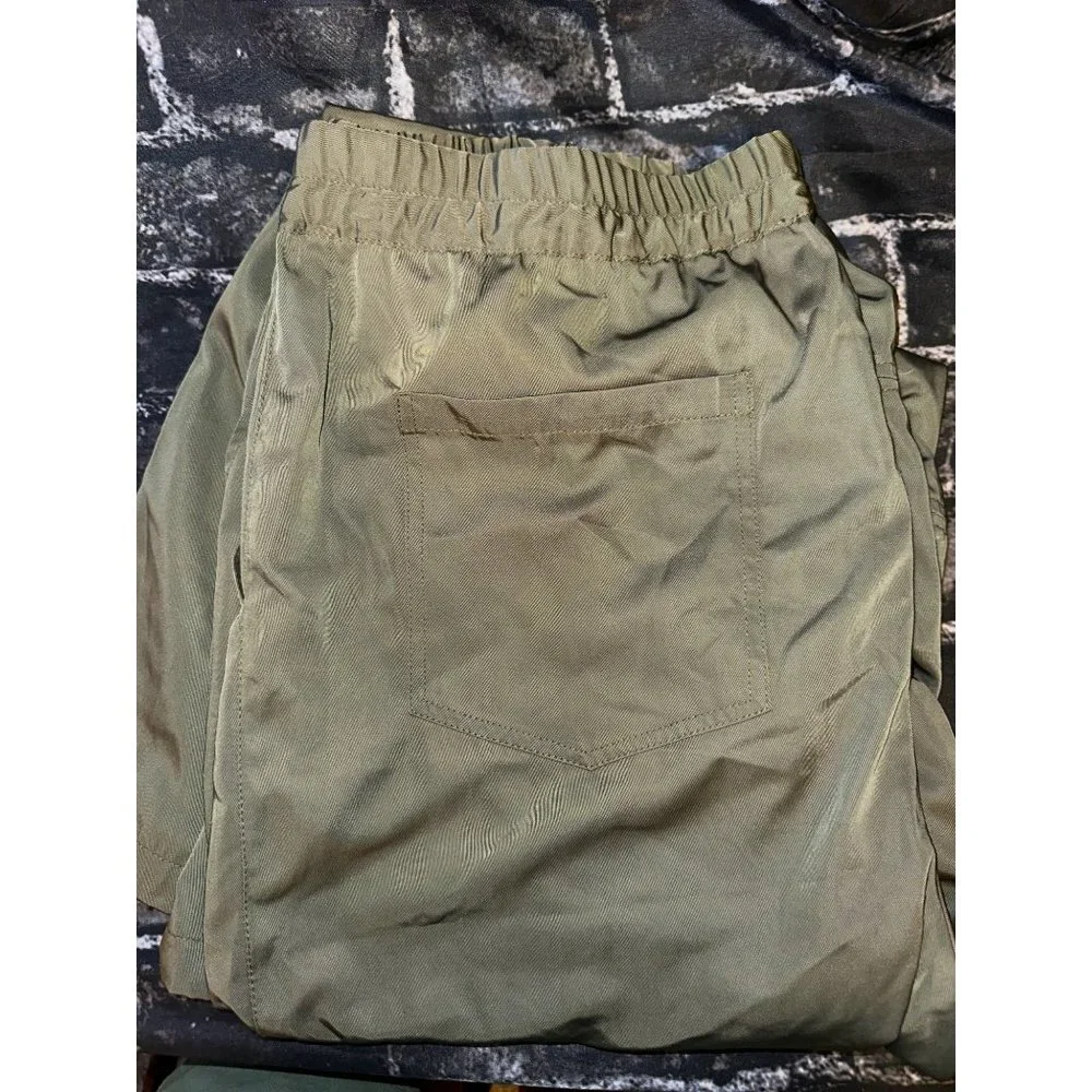 Royalty by Maluma Mens Utility Flat Front Trouser Pants, Green, Size‎ 38, NWT